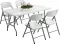 Набір садових меблів Gordon: стіл 180 см + 4 крісла Білий