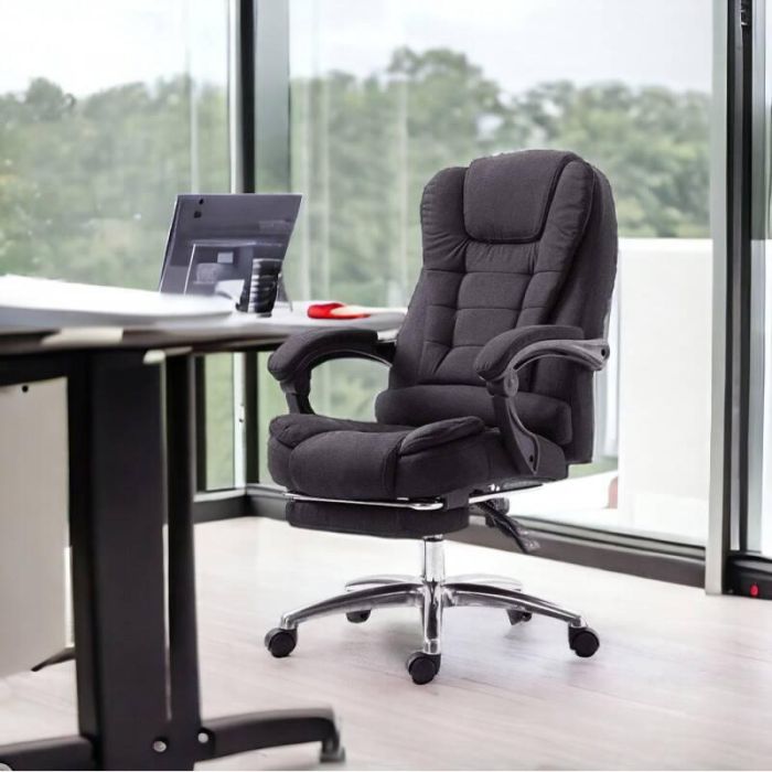 Офисное кресло из ткани BOSS КО22 Черный, Boss, для офиса ткань