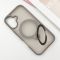 TPU+PC чохол Metal Buttons with MagSafe Colorful HQ Ring для Apple iPhone 16 (6.1")