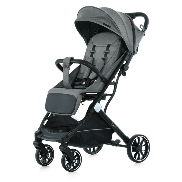 Детская прогулочная Коляска BAMBI FLASH (M 5727-1 Stone Gray) алюминий