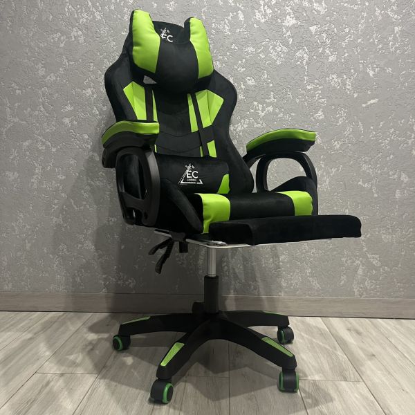 Компьютерное кресло из ткани STUDENT KO23ZIEL Черно-зеленый, Student