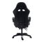 Компьютерное кресло Master KO24B Черно-белый, экокожа
