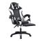 Компьютерное кресло Master KO24B Черно-белый, экокожа
