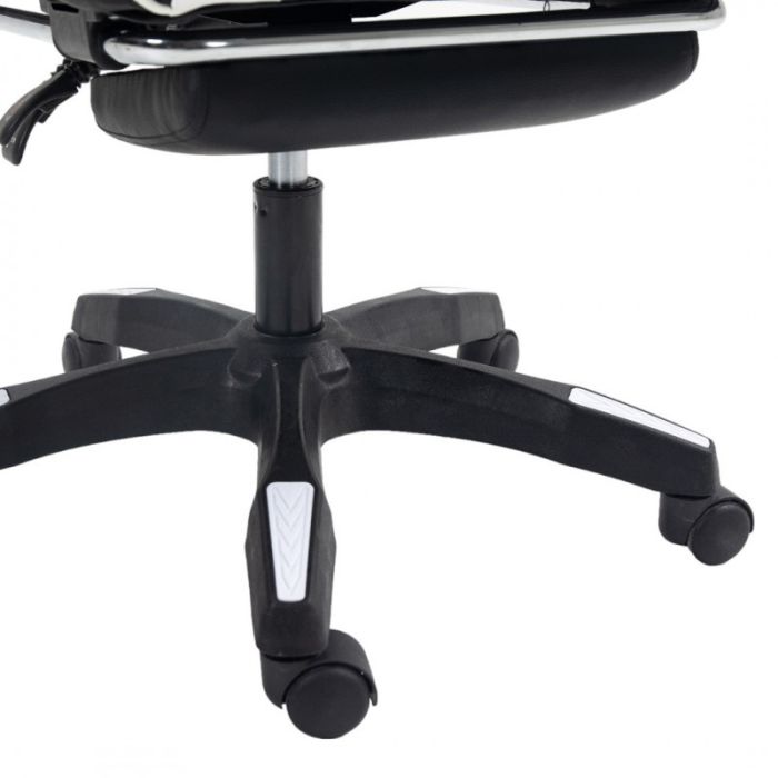 Компьютерное кресло Master KO24B Черно-белый, экокожа