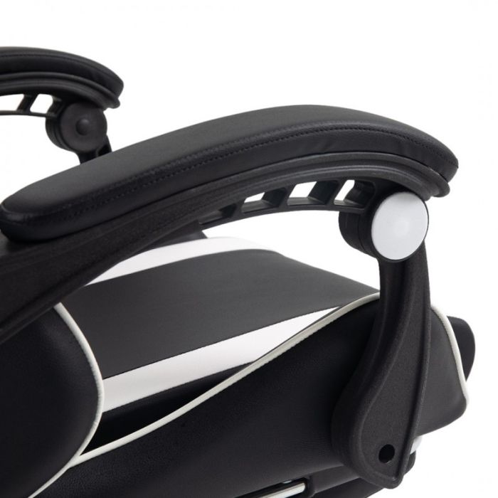 Компьютерное кресло Master KO24B Черно-белый, экокожа