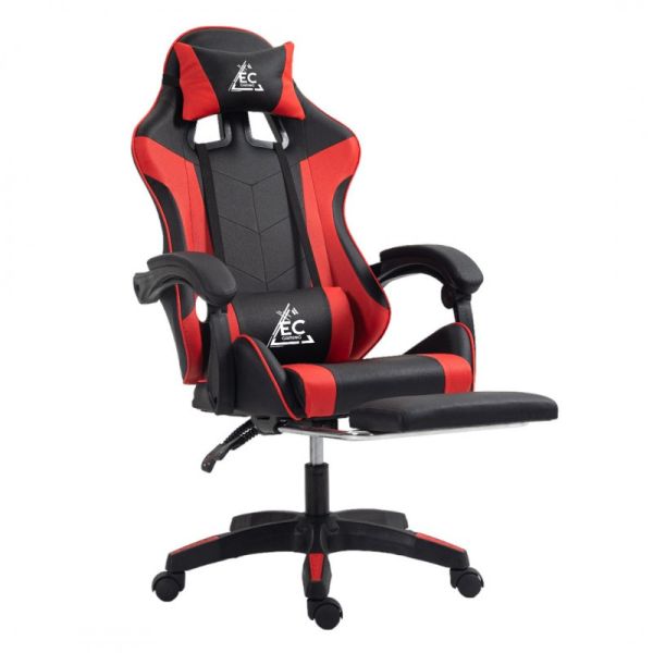 Компьютерное кресло Master KO24CZE Черно-красный, экокожа