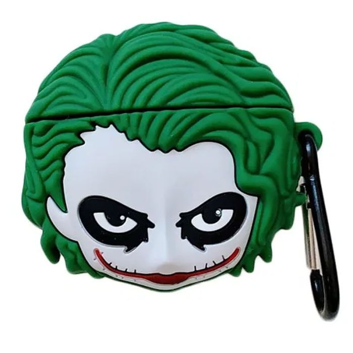 Силиконовый футляр Marvel & DC series для наушников AirPods Pro + карабин