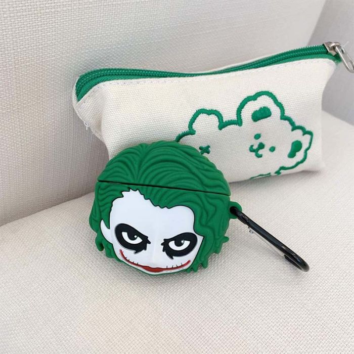 Силиконовый футляр Marvel & DC series для наушников AirPods Pro + карабин