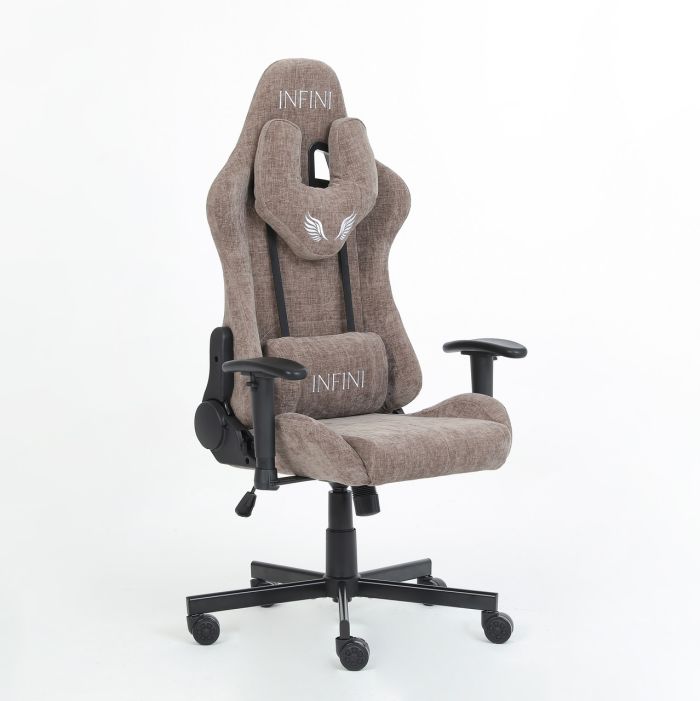 Компьютерное кресло из ткани Infini LUXOR Светло-коричневый, Zenga ткань