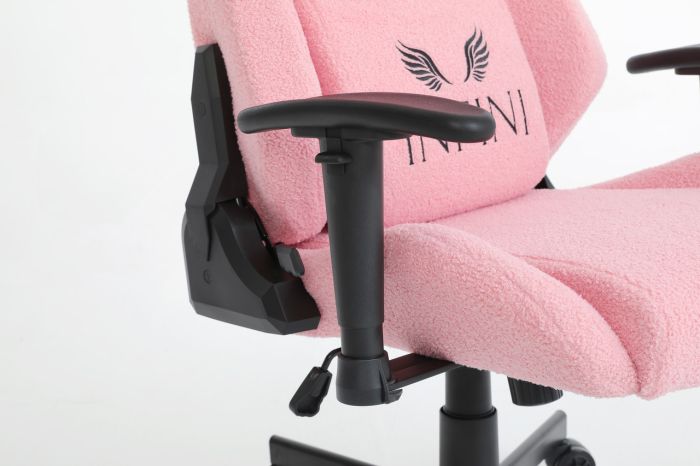Компьютерное кресло из экомеха Infini BOUCLE Розовый, Zenga ткань