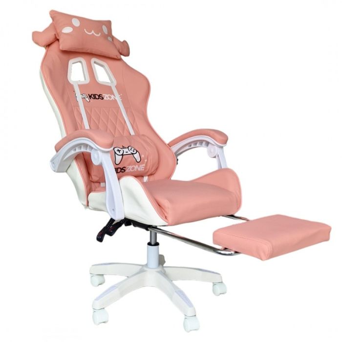 Компьютерное кресло KIDS ZONE KO27R Розовый, экокожа