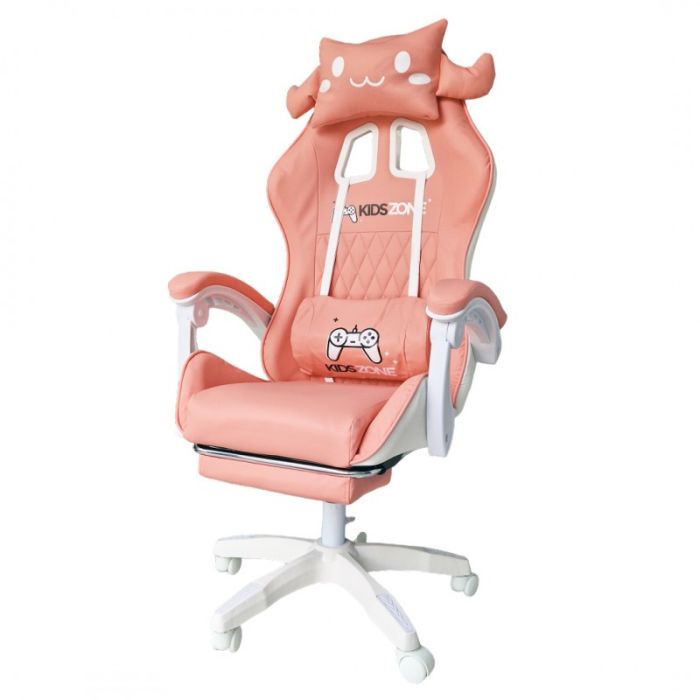 Компьютерное кресло KIDS ZONE KO27R Розовый, экокожа
