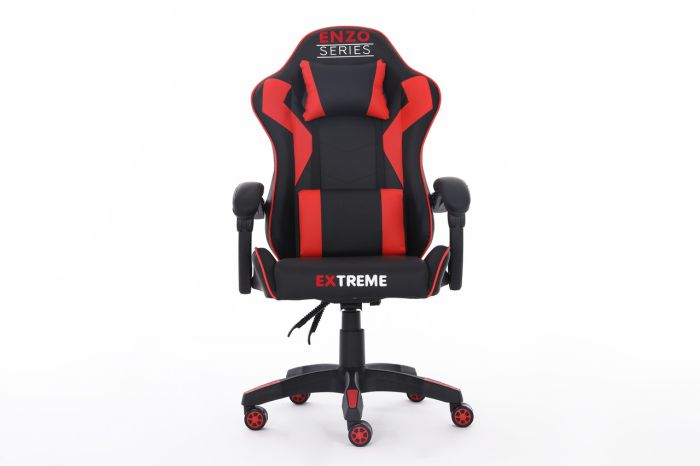 Компьютерное кресло Extreme ENZO Черно-красный, Zenga экокожа