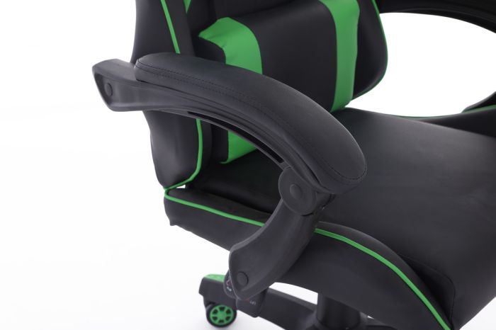 Компьютерное кресло Extreme ENZO Черно-зеленый, Zenga экокожа