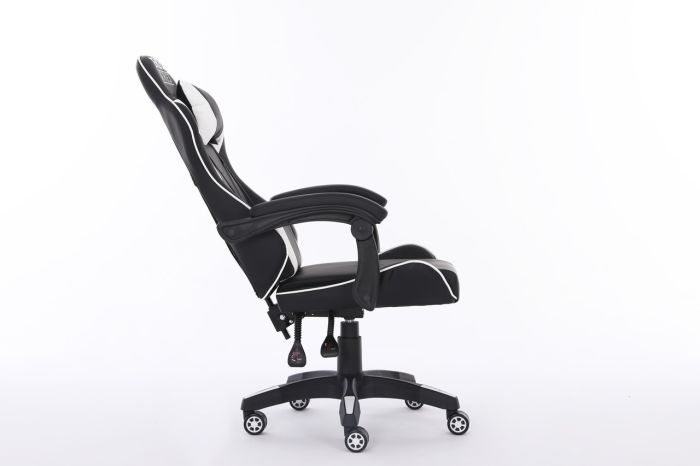 Компьютерное кресло Extreme ENZO Черно-белый, Zenga экокожа