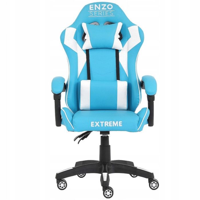 Компьютерное кресло Extreme ENZO Голубой, Zenga экокожа