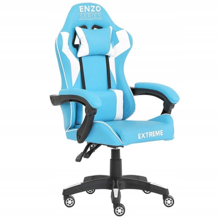 Компьютерное кресло Extreme ENZO Голубой, Zenga экокожа