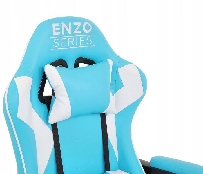 Компьютерное кресло Extreme ENZO Голубой, Zenga экокожа