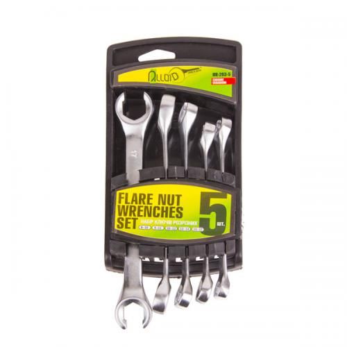 Набор разрезных ключей, 5 предметов, 8х10 - 15х17 мм Alloid (НК-203-5)