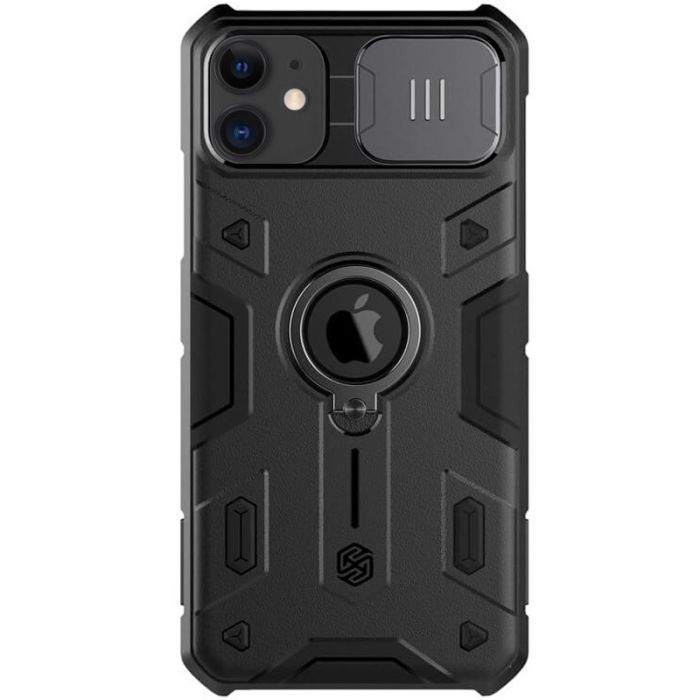 TPU+PC чехол Nillkin CamShield Armor (шторка на камеру) для Apple iPhone 11 (6.1")