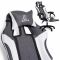 Комп'ютерне крісло із тканини LevelUp KO29GRAF Сіро-білий