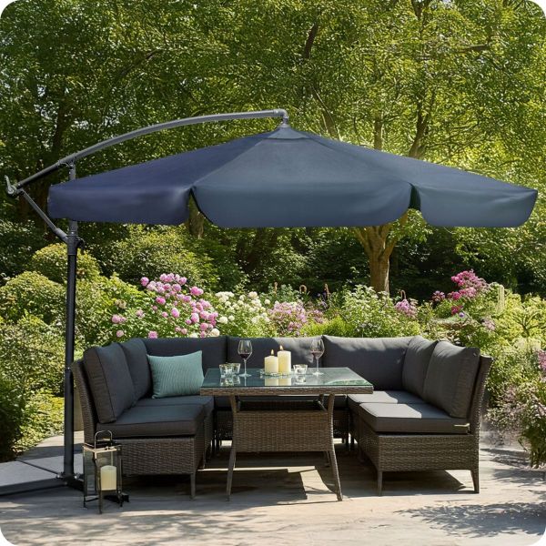 Парасоля садова з нахилом PLONOS PL-880 Бежевий