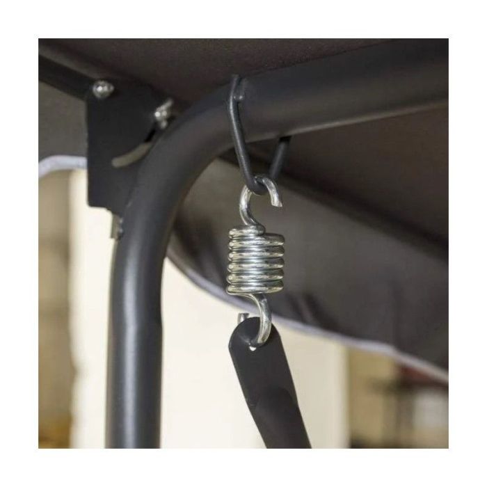 Садова гойдалка Ecarla H001 3-х місна Бежевий