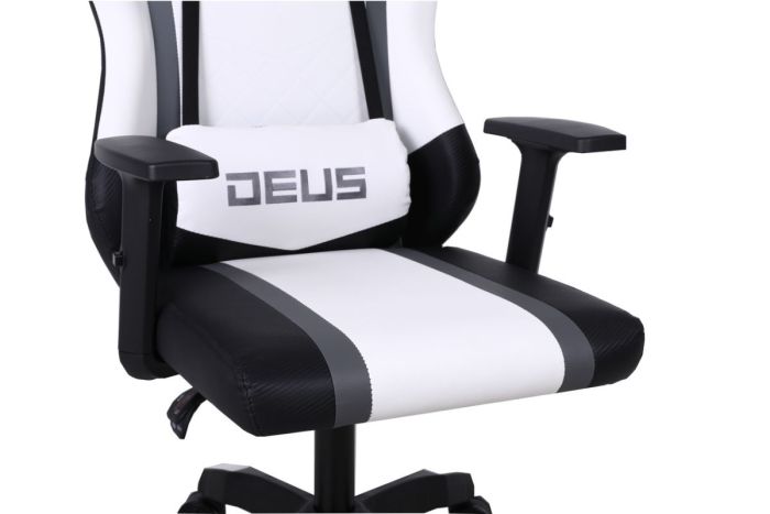 Комп‘ютерне крісло DEUS Storm Чорно-білий