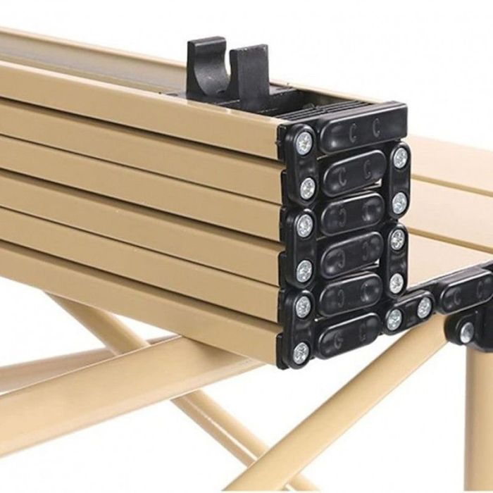 Розкладний стіл для кейтерингу Ecarla SC10JBR | 53x51x50 см Бежевий