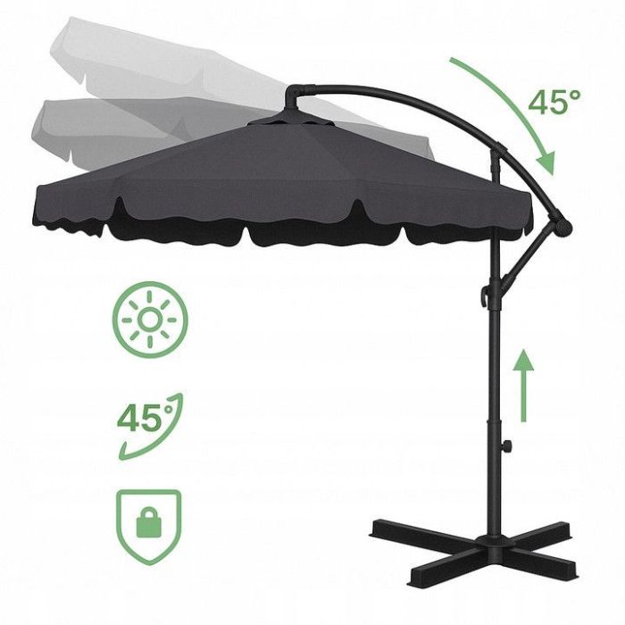 Парасоля садова з нахилом Ideal Garden YN7011 Зелений