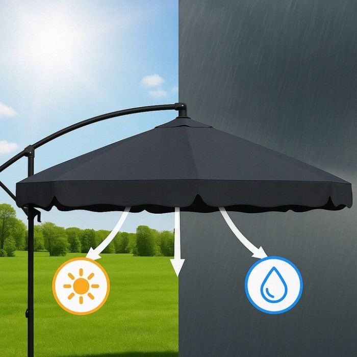 Парасоля садова з нахилом Ideal Garden YN7011 Зелений