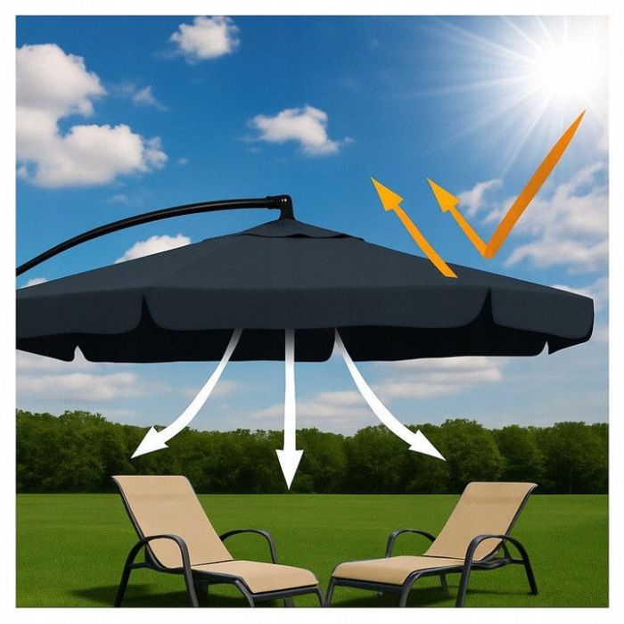 Парасоля садова з нахилом Ideal Garden YN7011 Зелений