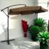 Парасоля садова з нахилом Ideal Garden YN7011 Коричневий