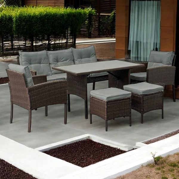 Комплект садових меблів IdealGarden SFS078 Коричневий