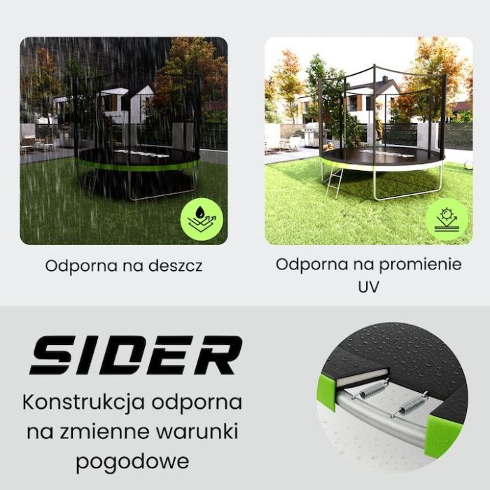 Батут із зовнішньою сіткою SIDER 8 FT 252 см