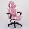 Комп'ютерне крісло із тканини Infini Core Рожево-білий