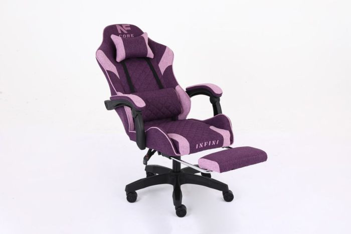 Комп'ютерне крісло із тканини Infini Core Фіолетовий
