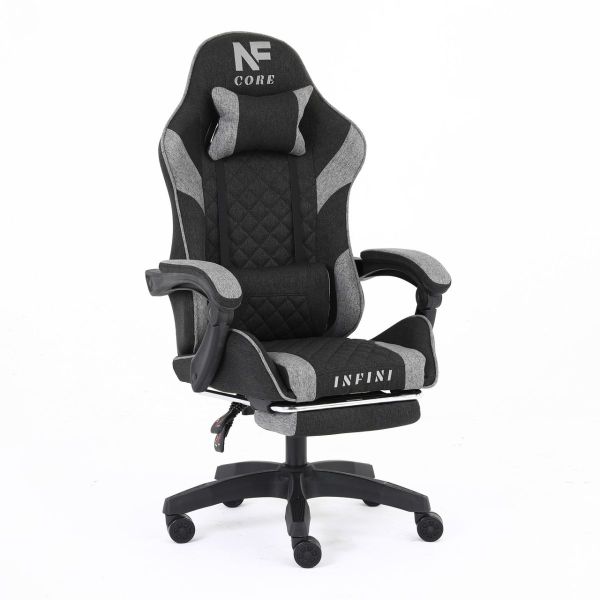 Комп'ютерне крісло із тканини Infini Core Чорно-сірий