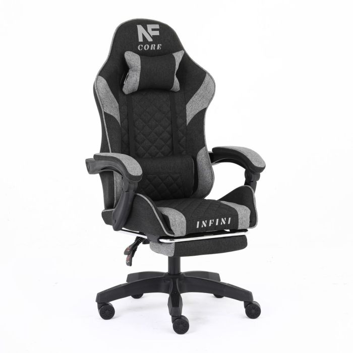 Комп'ютерне крісло із тканини Infini Core Чорно-сірий