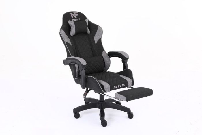 Комп'ютерне крісло із тканини Infini Core Чорно-сірий