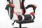 Комп‘ютерне крісло з підставкою для ніг EXTREME R1 Чорно-біло-червоний