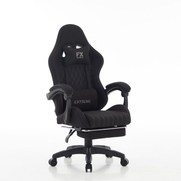 Комп'ютерне крісло із тканини EXTREME FX Чорний