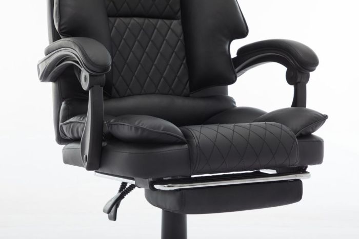 Офісне крісло із підставкою для ніг OPTUS Чорний