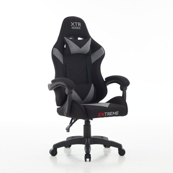 Комп'ютерне крісло із тканини EXTREME XTR Чорно-сірий