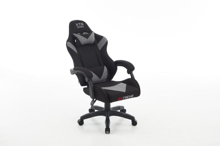 Комп'ютерне крісло із тканини EXTREME XTR Чорно-сірий