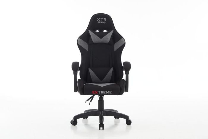 Комп'ютерне крісло із тканини EXTREME XTR Чорно-сірий