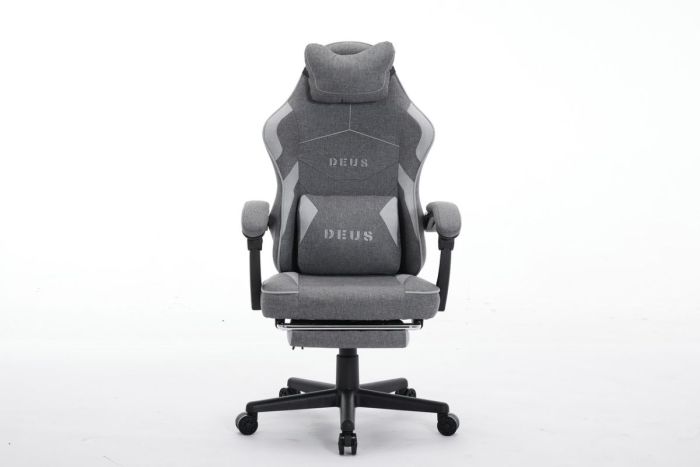Комп'ютерне крісло із тканини Deus Edge Графітово-сірий
