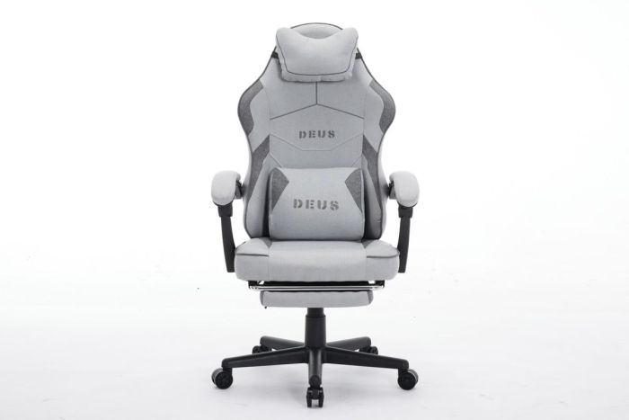 Комп'ютерне крісло із тканини Deus Edge Сіро-графітовий