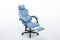 Комп'ютерне крісло із тканини Deus Edge Голубий