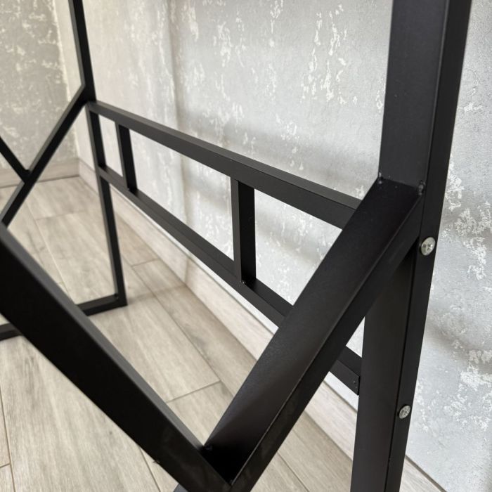 Комп'ютерний стіл STL20CZ Чорний | 100x60см